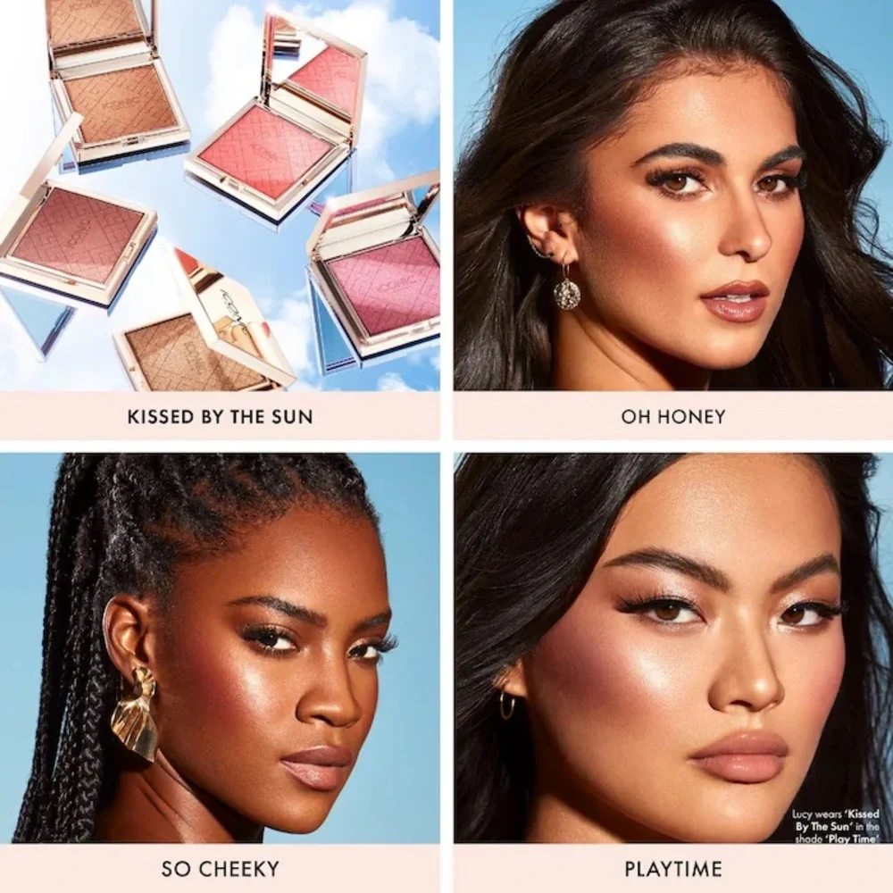 Iconic London Kissed by the Sun Multi-Use Blush & Bronzer Oh Honey New $29